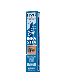 NYX Epic Inky Stix Kremowo-żelowy eyeliner, Turbo Teal