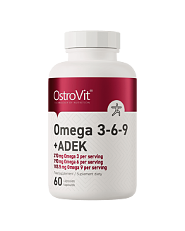 OstroVit Omega 3-6-9 + ADEK, Kapsułki