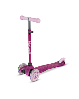 Kidwell Uno Hulajnoga balansowa Glitter Pink LED