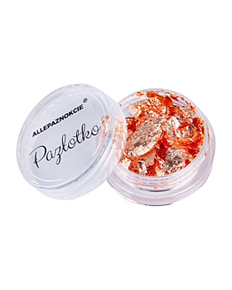 Allepaznokcie Pazłotko Dwustronne Flame Ultrafine Folia Chrom W Płatkach Do Zdobień 3 ml Nr 8