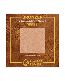 Color Care Perłowy Bronzer Wegański - Refill - 01 Cinnamon
