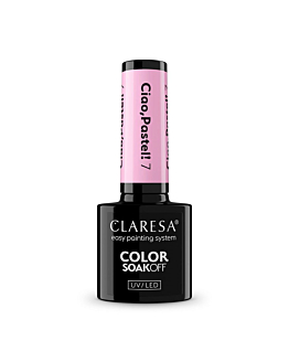 Claresa Color Soak Off UV/LED Ciao Pastel! lakier hybrydowy 7, 5g