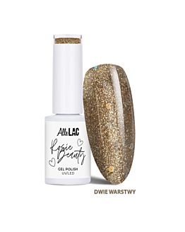 AlleLac Lakier Hybrydowy Dark Gold Gel Polish x Rosie Beauty 6 g