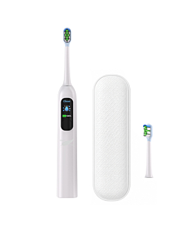Medi Sleep szczoteczka soniczna do zębów z wyświetlaczem LCD, indukcja, IPX7, timer, etui