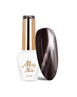 MollyNails Browns Cat Eye Metallic Lakier Hybrydowy UV LED Nr 218 8 g