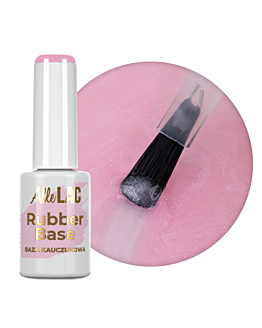 AlleLac Baza Kauczukowa Do Paznokci Rubber Base Hybrydowa Pink Bling Nr 1 7g