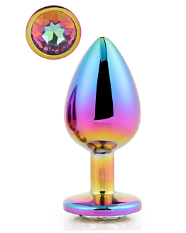 Korek Analny Gleaming Love Multicolour Plug Large Dreamtoys