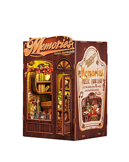 Habarri Miniaturowy domek mini Book Nook - Retro Winyle