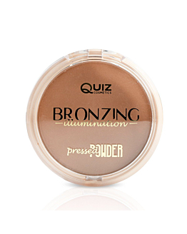 Quiz Cosmetics Bronzing Ilumination Powder puder brązujący wzbogacony witaminą E N°02, 10g
