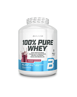 BioTech USA 100% Pure Whey 2000g o smaku sernika z malinami