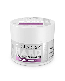 Claresa Hard&Easy Builder Gel żel budujący Milky White, 45g