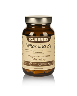 SOLHERBS Witamina B6 60 kapsułek