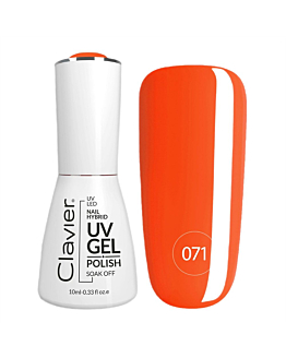 Clavier Luxury lakier hybrydowy 071 Orange Soda, 10ml