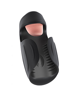 Blush M For Men Lickety Split wibrujący stymulator penisa Black