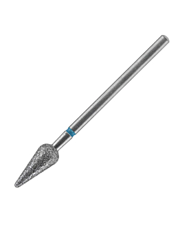 Staleks Expert Frez Diamentowy Grusza Ostra Do Skórek 5/12 mm Niebieska