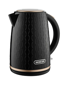 Sencor SWK 7201BK Czajnik elektryczny, 1,7 l, 2200 W, Elegancki Stylowy Czarny