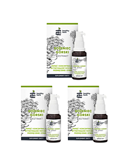 Healthy Herb Różeniec Górski ekstrakt x3, 3 x 500 ml