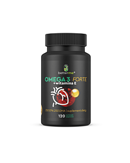 BetterMe Omega 3 Forte, 120 kapsułek