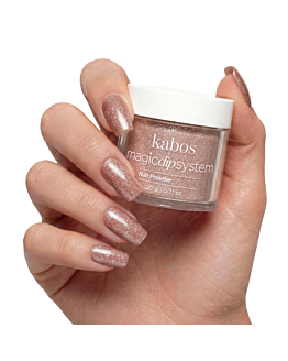 Kabos Magic Dip System Proszek do manicure tytanowego, 037 Shimmering Desert 20 g