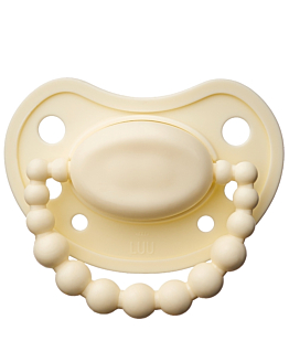 LUU Kids Smoczek pozycjonujący Creamy Lemon 0-3m