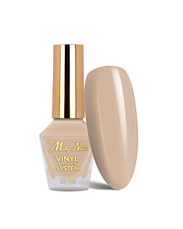MollyNails Color Lacquer Vinyl Effect System STEP 2 Klasyczny Lakier Latte 10 ml
