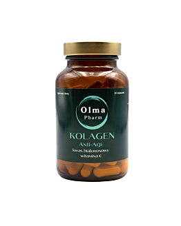 Olma Pharm Kolagen Anti-Age z Kwasem Hialuronowym i witaminą C 90 kapsułek