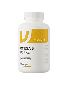 OstroVit Omega 3 + Witamina D3 + K2 90 kaps