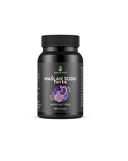 BetterMe Maślan Sodu Forte 770 mg, 100 kapsułek