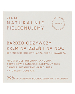 Ziaja Naturalnie Pielęgnujemy Bardzo odżywczy krem na dzień i na noc
