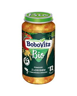 Bobovita BIOObiad Pomidory z Łososiem i Makaronem