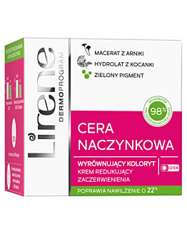 Lirene Cera Naczynkowa Krem wyrównujący koloryt