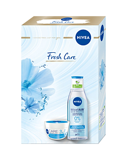 Nivea Fresh Care Zestaw: Lekki krem 3w1 + Płyn micelarny