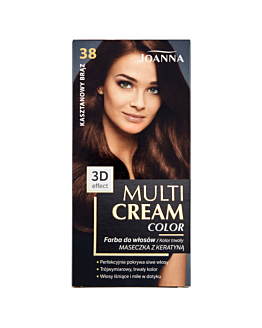 Joanna Multi Cream Color Farba do włosów, 38 Kasztanowy Brąz