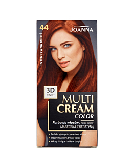 Joanna Multi Cream Color Farba do włosów, 44 Intensywna miedź