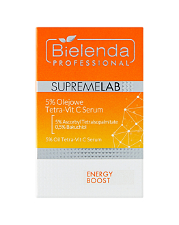 Bielenda Professional Supremelab Energy Boost 5% Siero Oleoso con Tetra-Vitamina C 15 ml