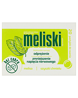 Meliski, Pastylki do ssania, 20 Sztuk