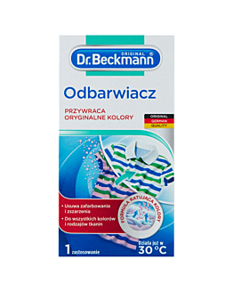 Dr. Beckmann Odbarwiacz, Przywraca oryginalne kolory