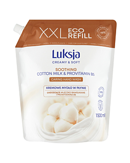 Luksja Mydło w płynie Cotton Refill, 1500 ml