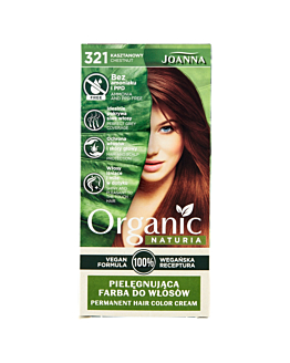 Joanna Naturia Organic Vegan Farba do włosów Kasztanowy 321