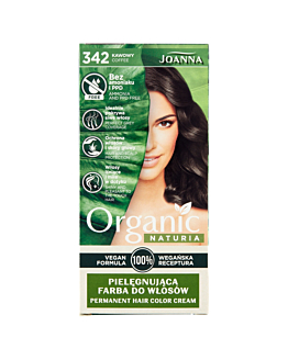 Joanna Naturia Organic Vegan Farba do włosów Kawowy 342