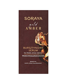 Soraya Gold Amber Bursztynowe serum przeciwzmarszczkowe na Twarz, Szyję i Dekolt