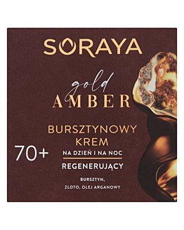 Soraya Gold Amber Bursztynowy krem przeciwzmarszczkowy na dzień i na noc 50+ 