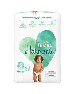 Pampers Harmonie Pieluchy (5) (11-16 kg), 17 szt.