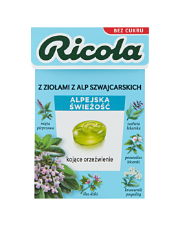 Ricola Cukierki Ziołowe - Alpejska Świeżość