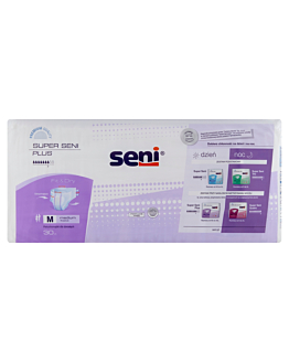 Super Seni Plus Pieluchomajtki Medium 30 Sztuk