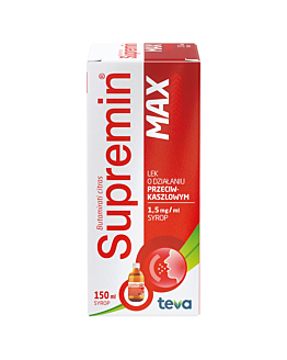 Supremin Max, Syrop 1,5 mg/ml, 150 ml
