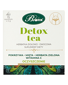 Bifix Detox Tea Herbatka ziołowo-owocowa, ekspresowa, 15 tor.