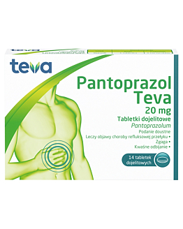 Pantoprazol Teva tabletki dojelitowe 20 mg 14 tabl.