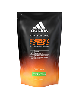 Adidas Active Skin & Mind Energy Kick Żel pod prysznic dla mężczyzn Refill, 400 ml