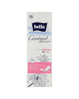 Bella Control Discreet Ultra Micro+ Wkładki urologiczne, 16 sztuk